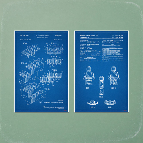 Lego patent blueprint - patent,